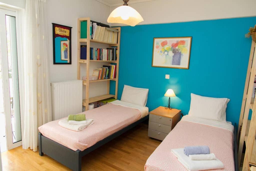 Spacious Family Flat Near Parthenon Free Parking アテネ エクステリア 写真