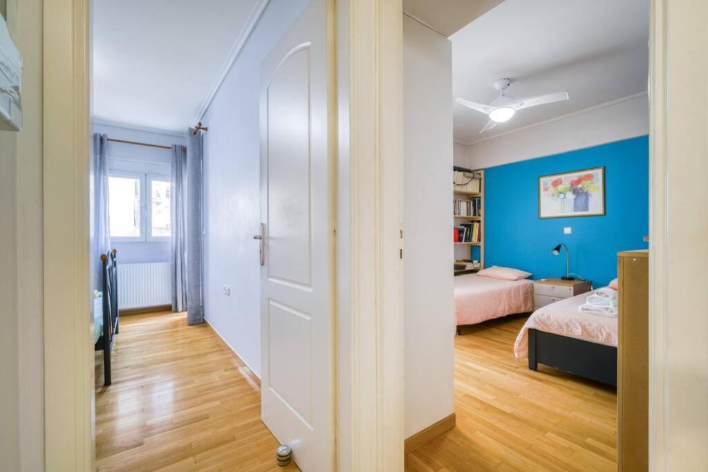 Spacious Family Flat Near Parthenon Free Parking アテネ エクステリア 写真