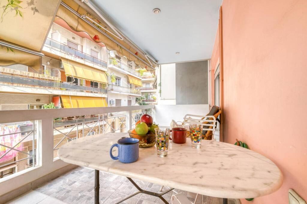 Spacious Family Flat Near Parthenon Free Parking アテネ エクステリア 写真